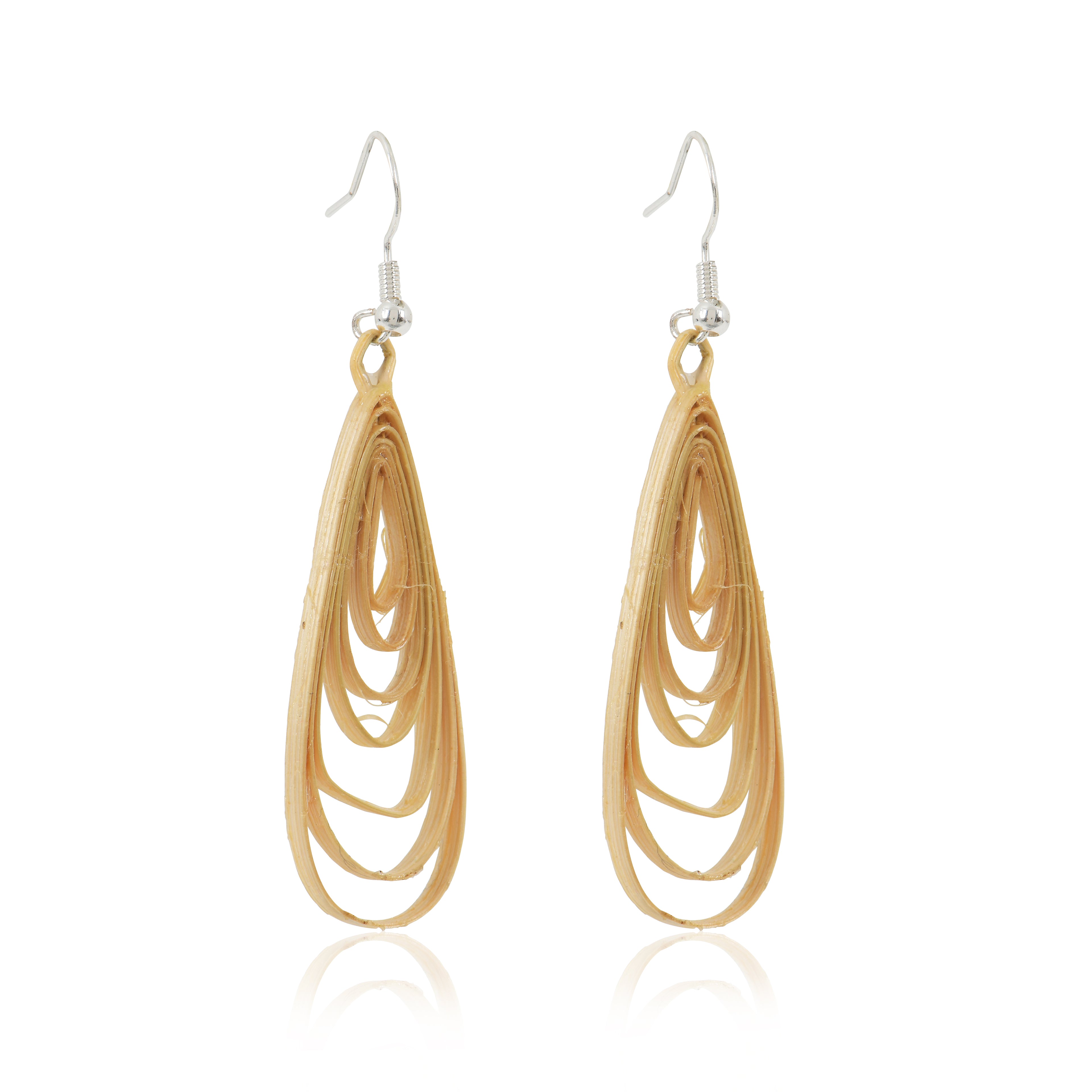Elyra-Bamboo Dangle Earrings