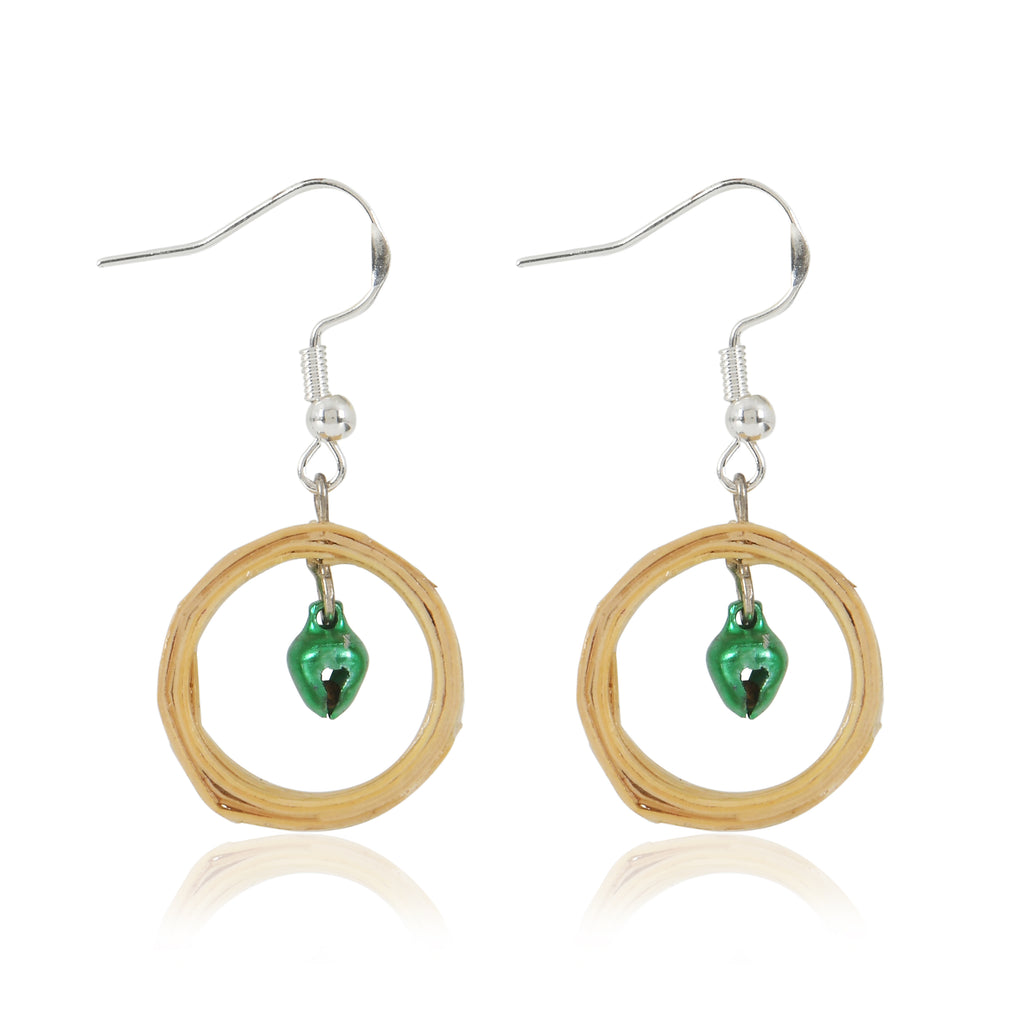 Aurea - Bamboo Dangle Earrings