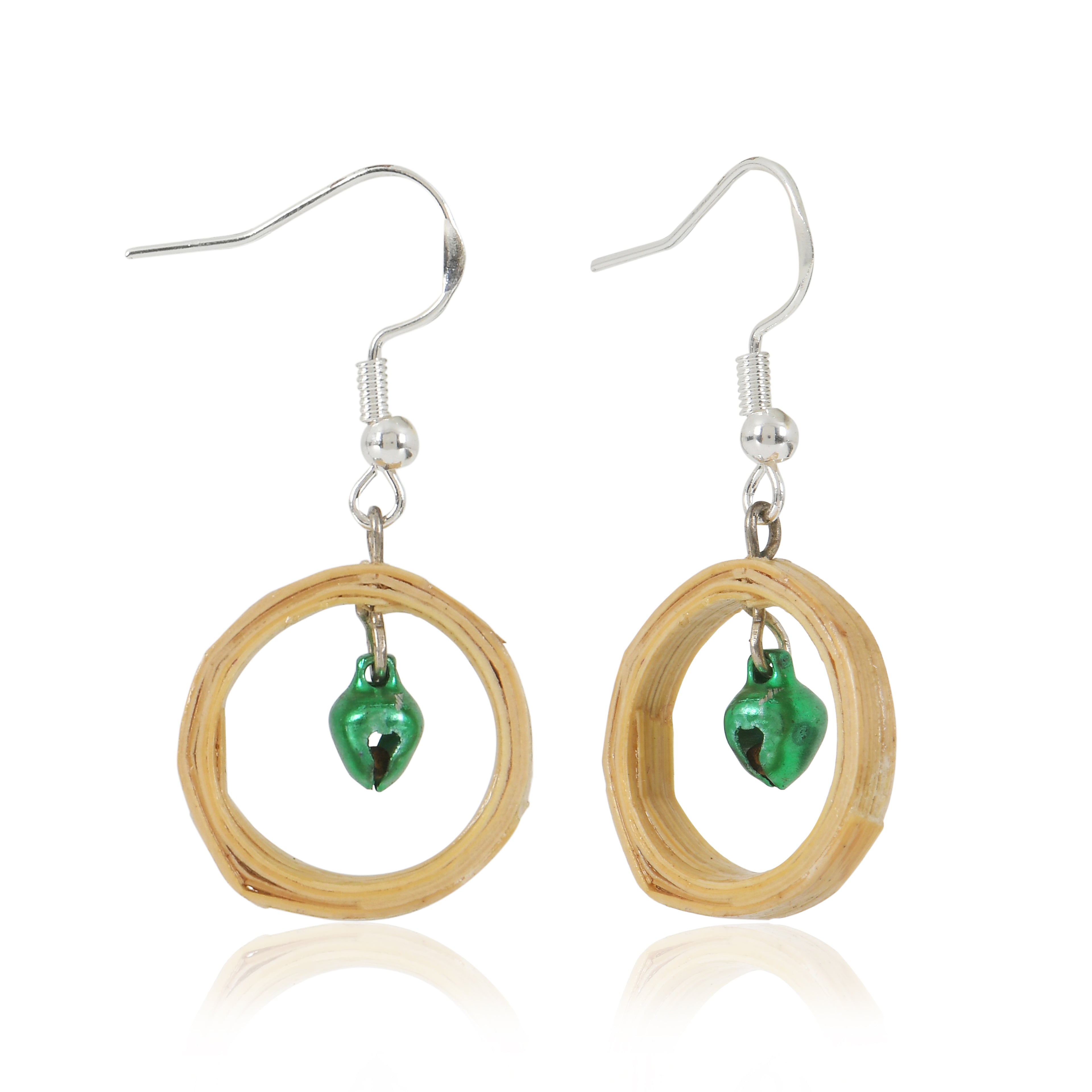 Aurea - Bamboo Dangle Earrings