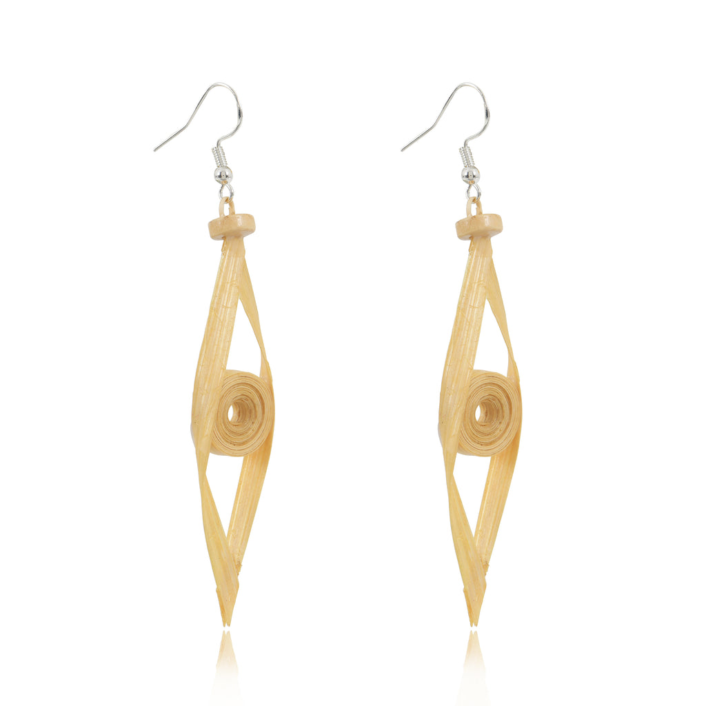 Aurex - Bamboo Dangle Earrings