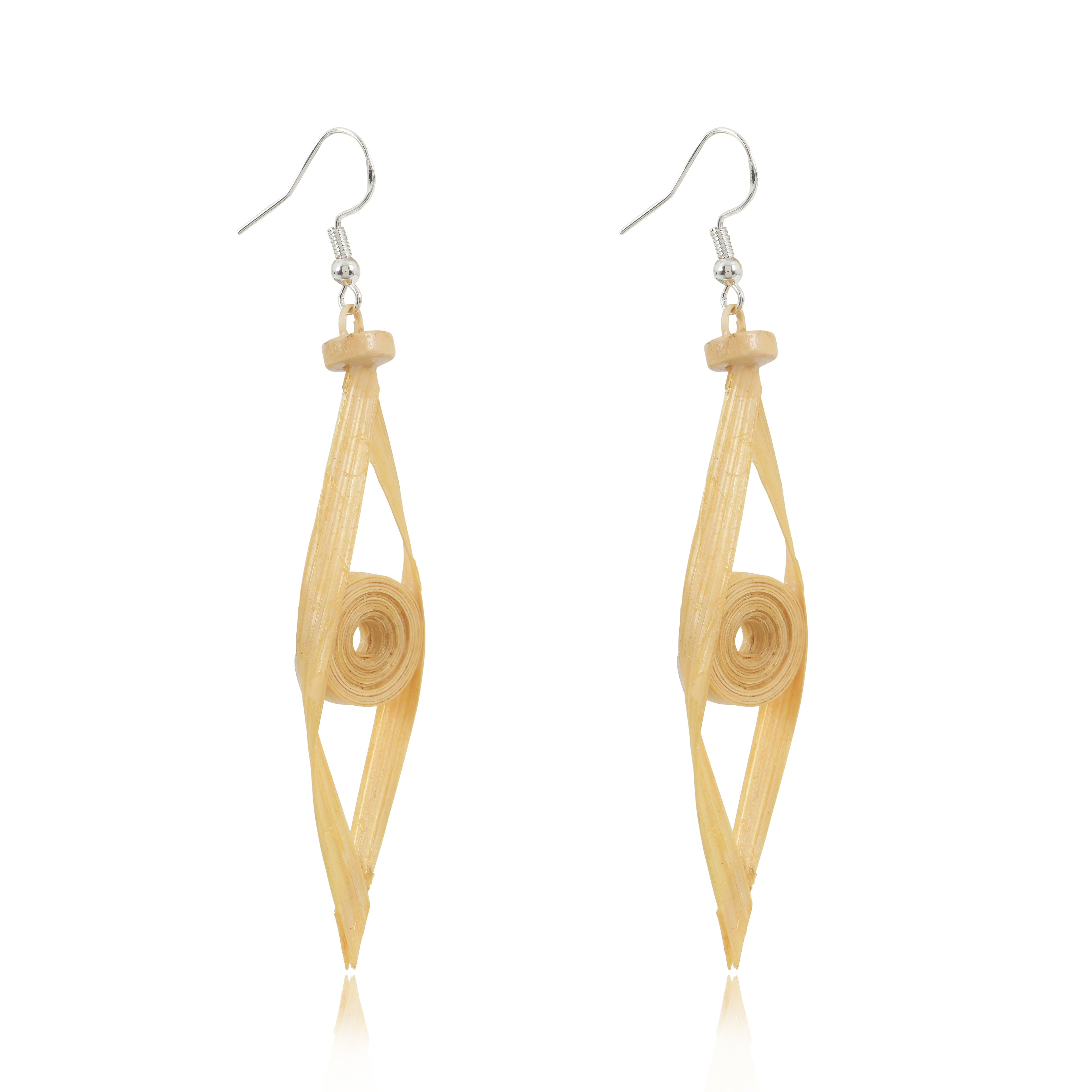 Aurex - Bamboo Dangle Earrings