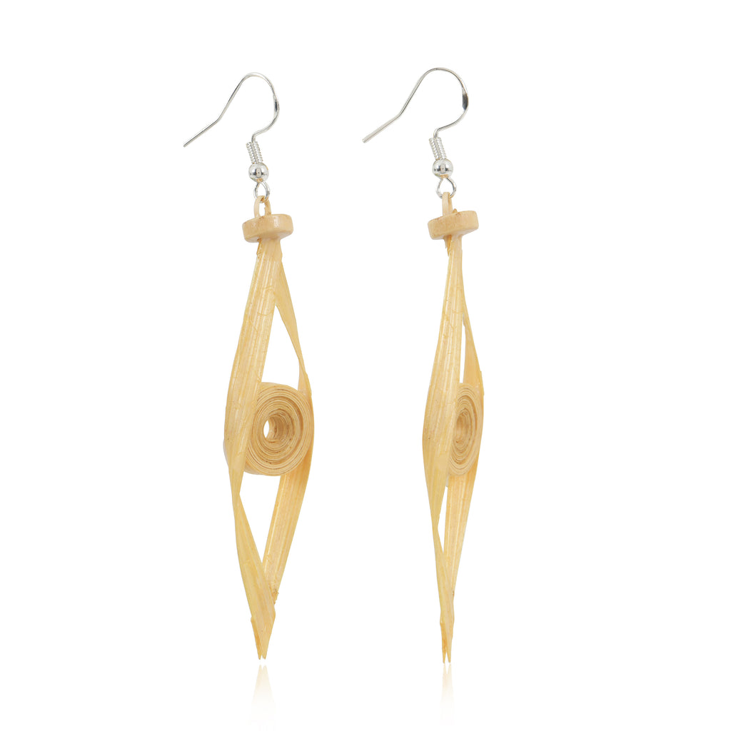 Aurex - Bamboo Dangle Earrings