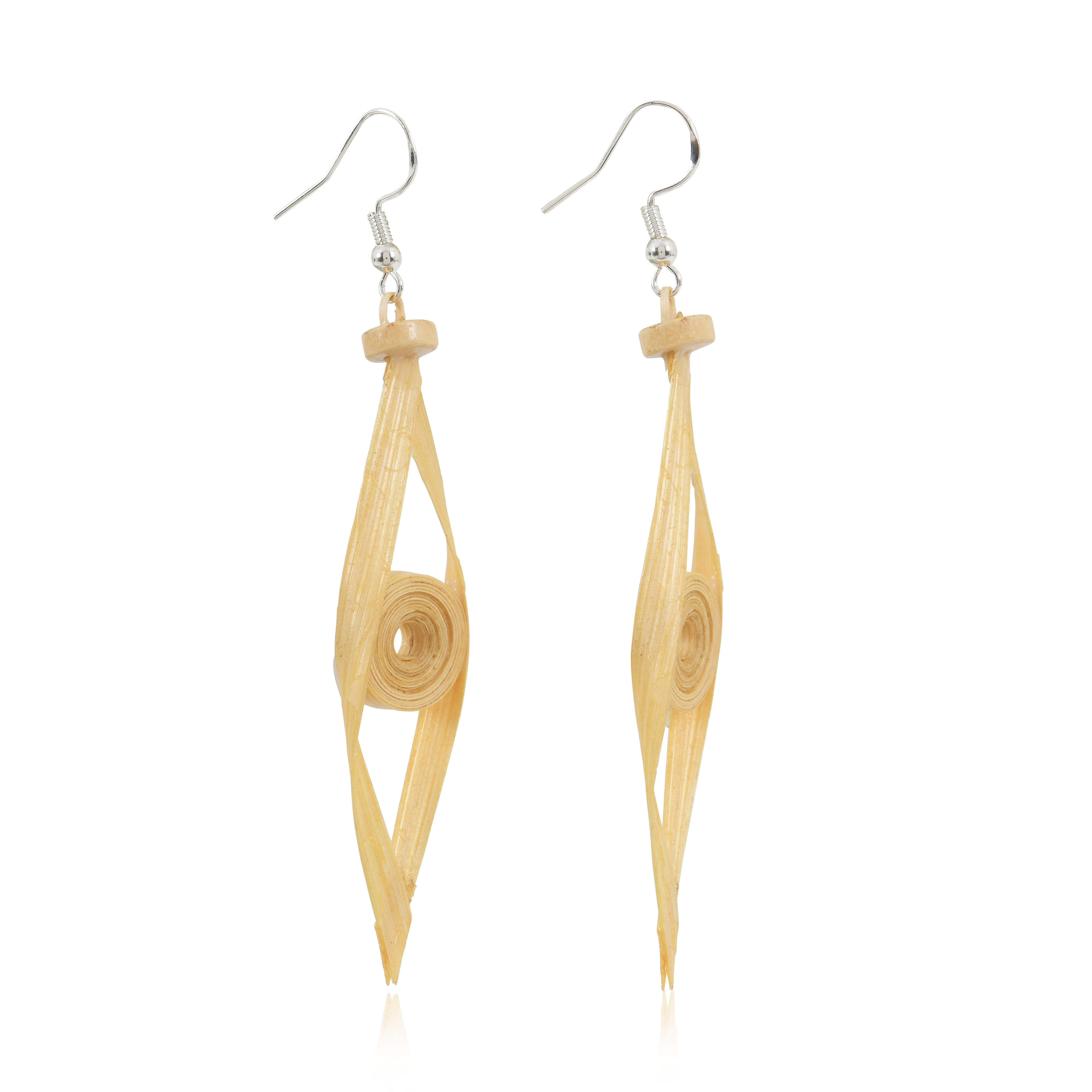 Aurex - Bamboo Dangle Earrings
