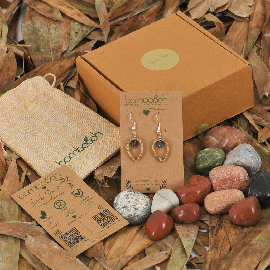 Astra - Bamboo Dangle Earrings