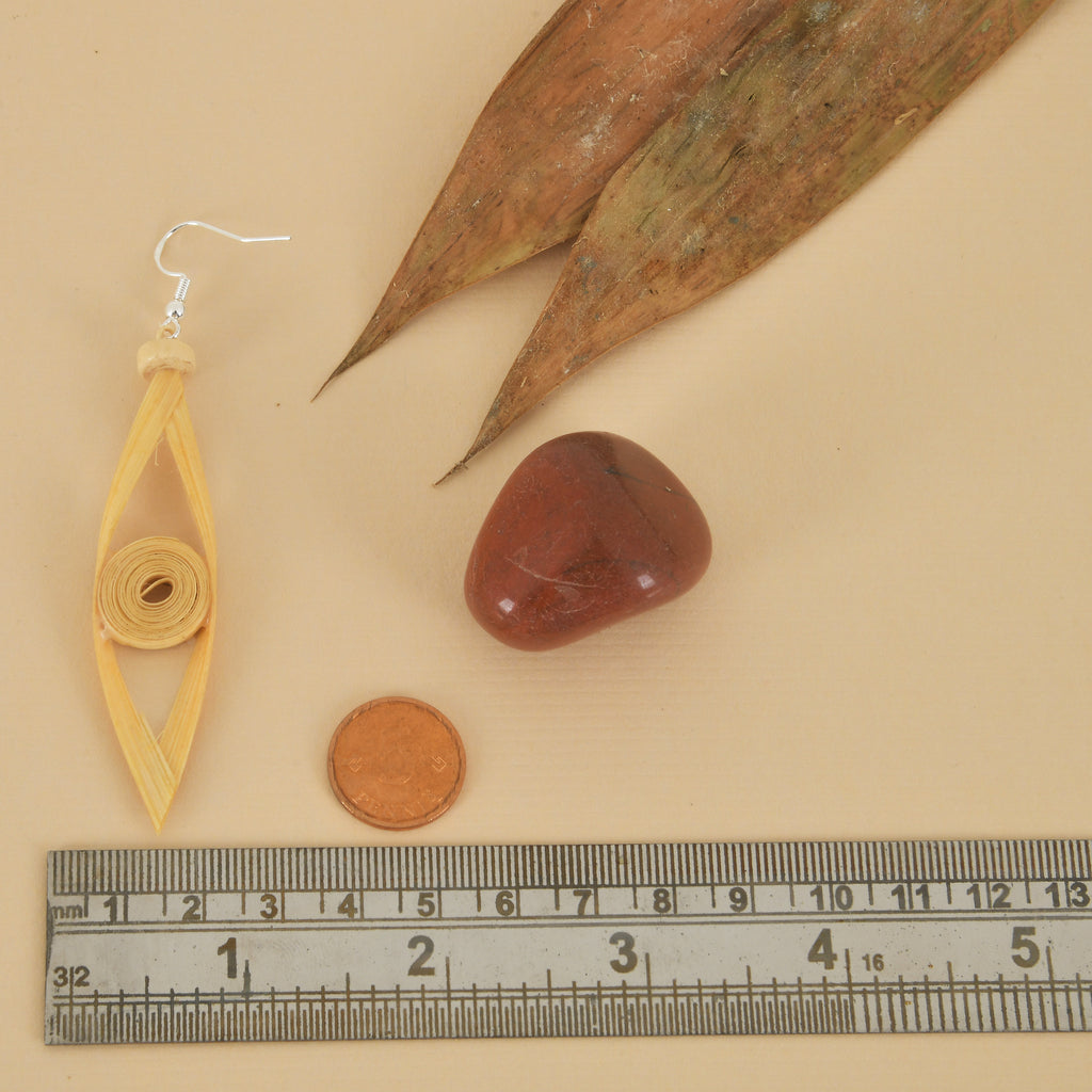 Aurex - Bamboo Dangle Earrings
