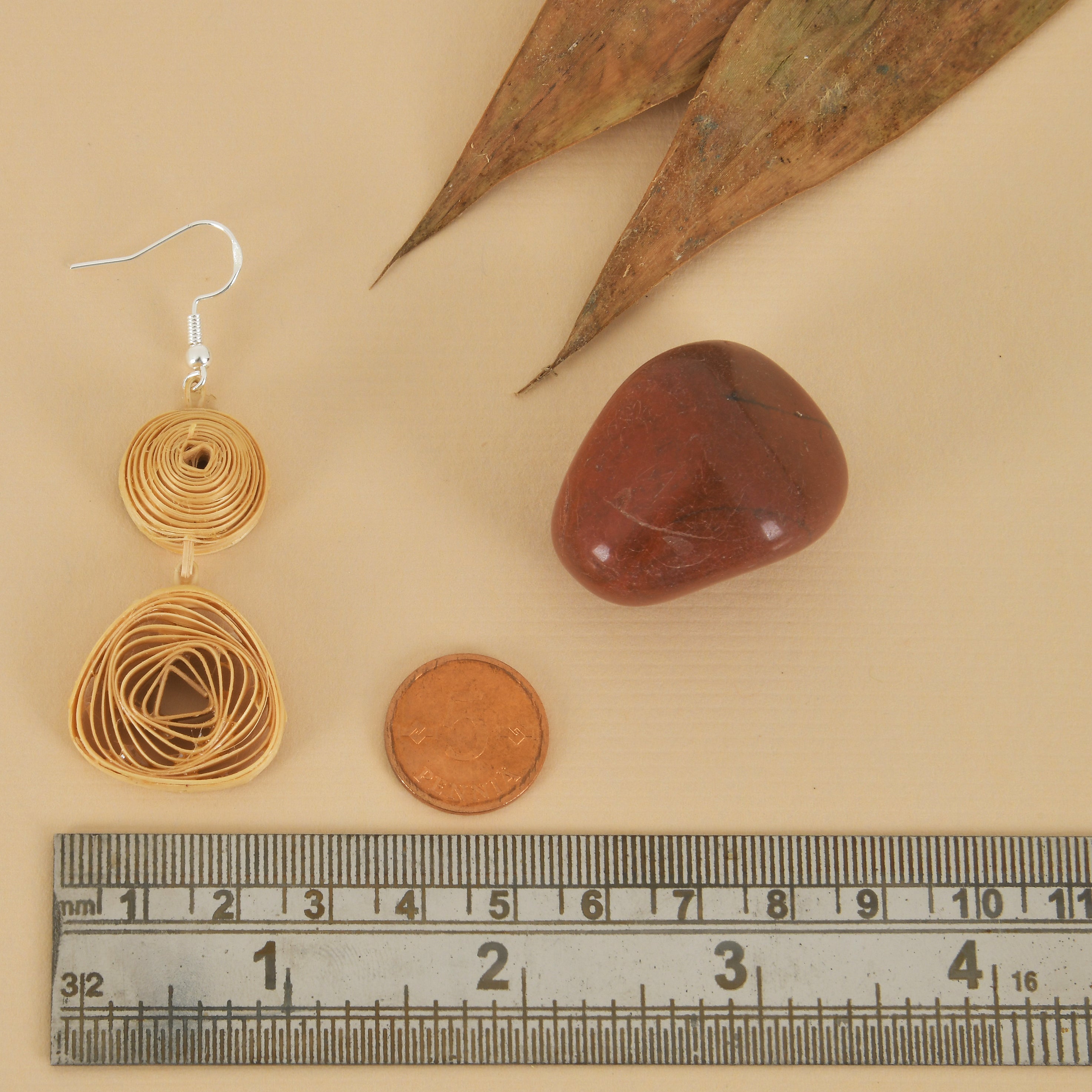 Spira – Handmade Bamboo Spiral Earrings