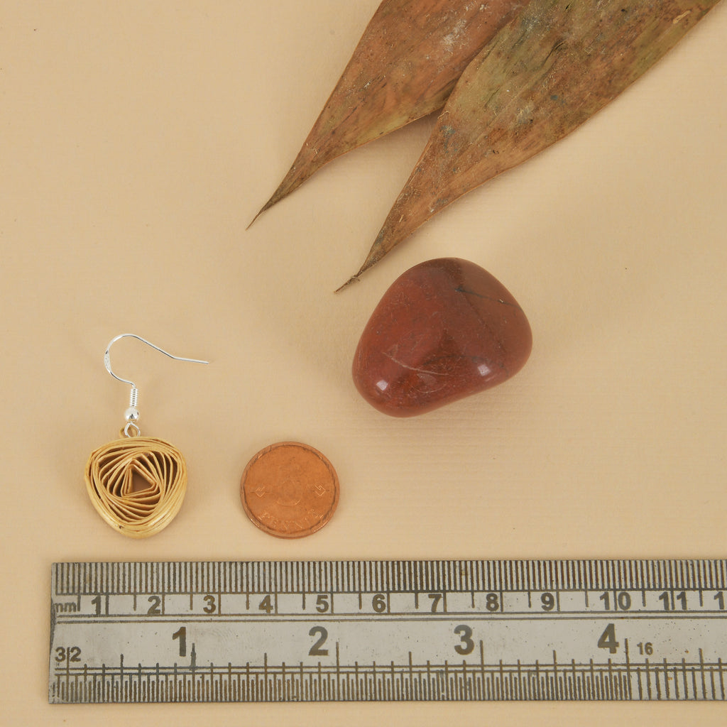 Rovelle– Handmade Bamboo Spiral Earrings