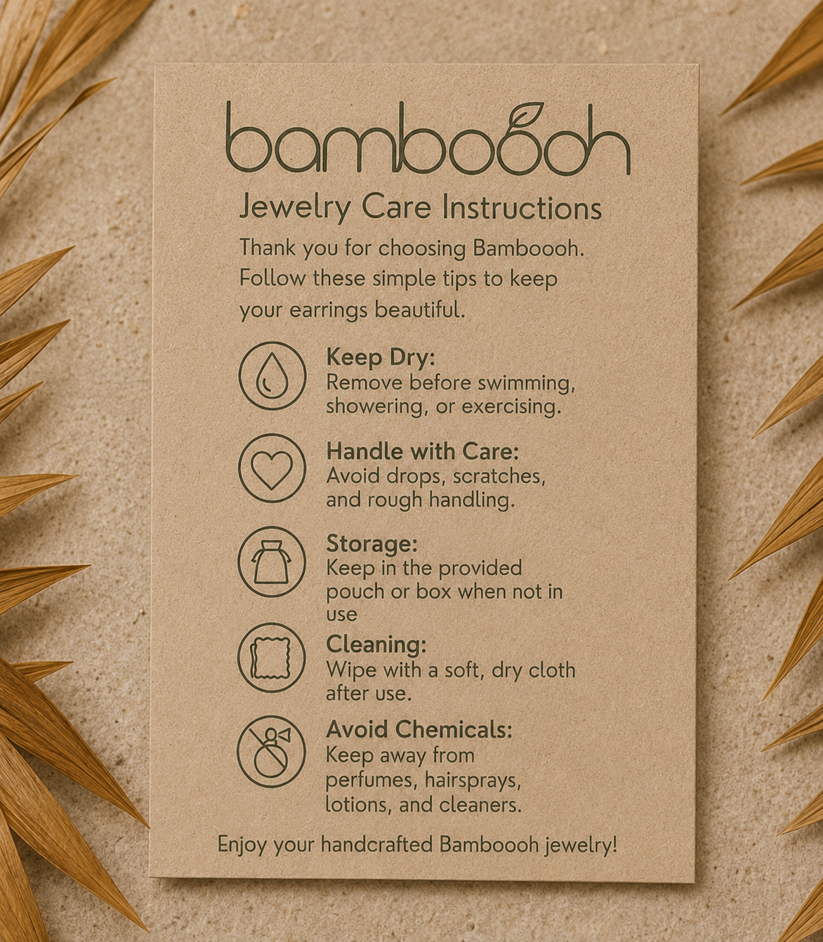 Astra - Bamboo Dangle Earrings