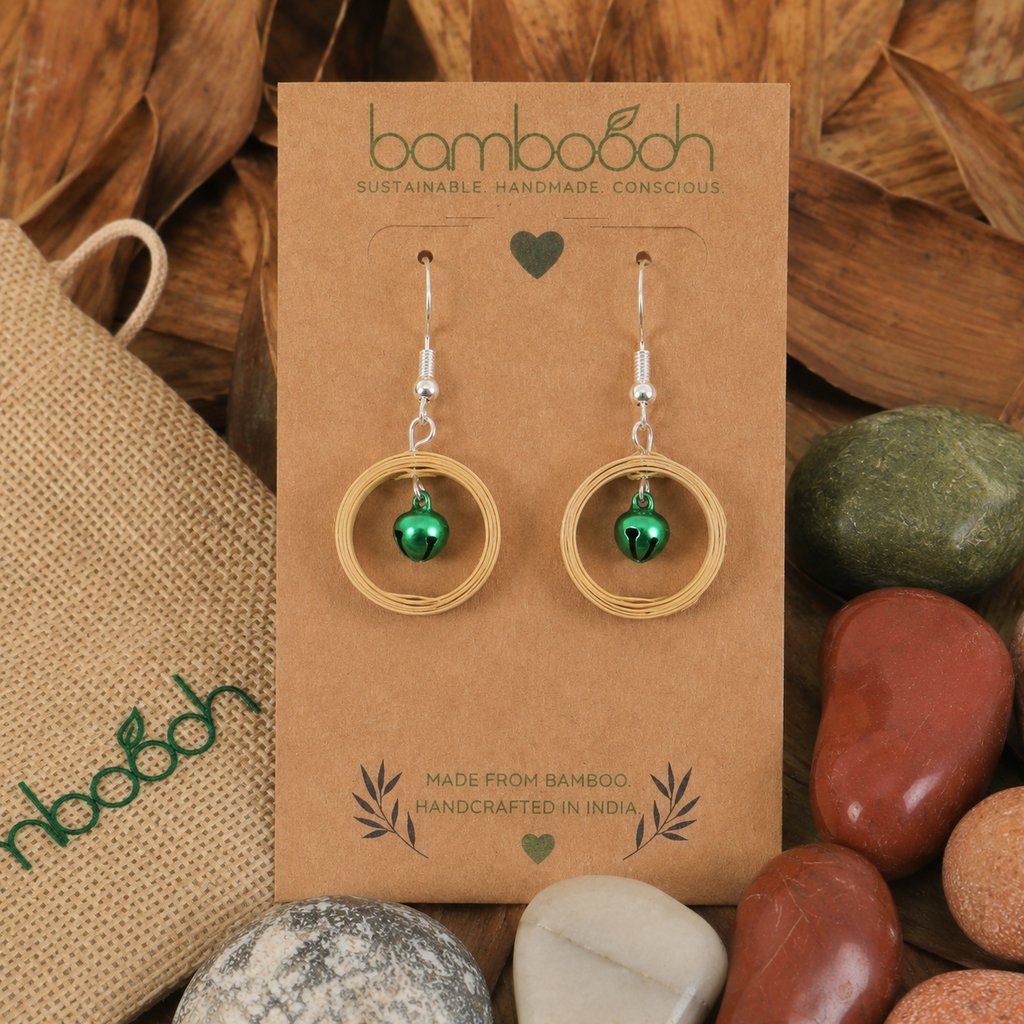 Aurea - Bamboo Dangle Earrings